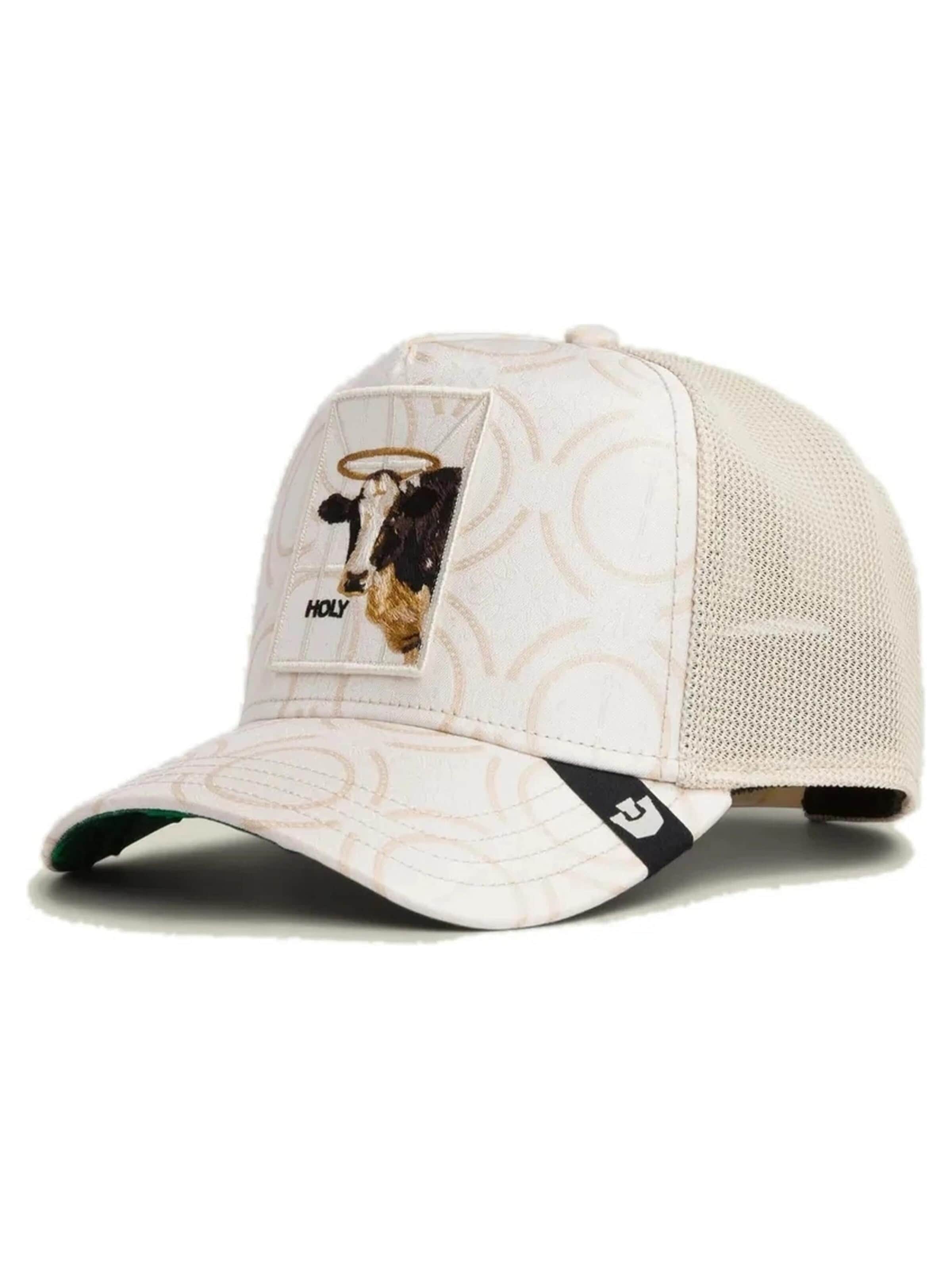 GOORIN Bros. - Boné 'Gorra goorin chalk vaca religulous holy cow trucker cap' em branco