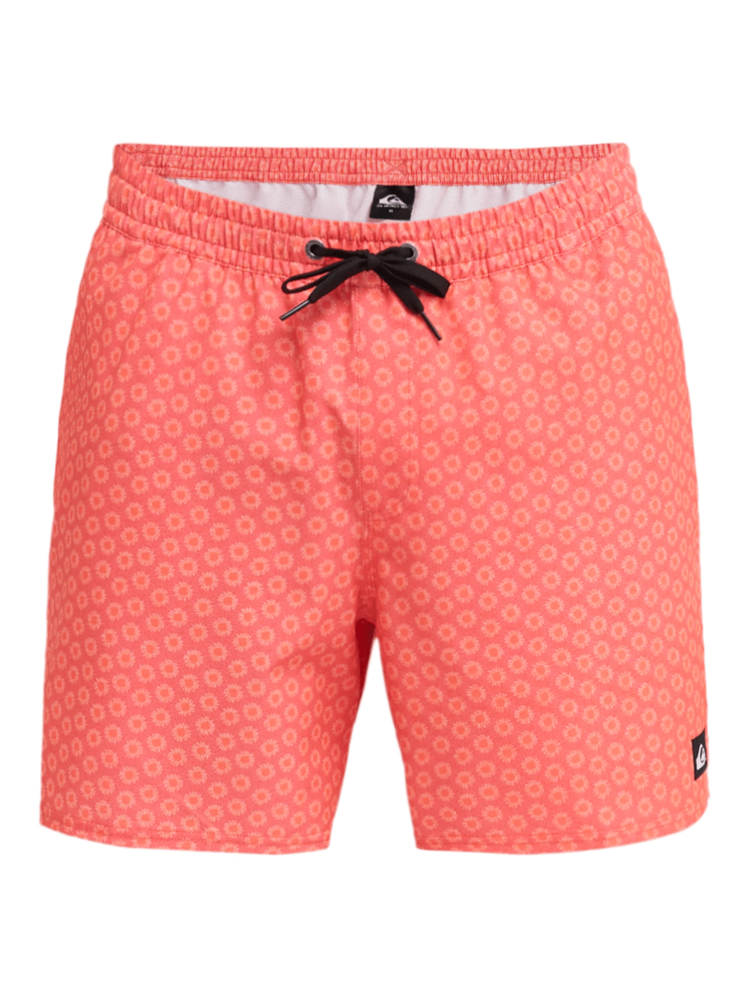 QUIKSILVER Badeshorts 'Stretch Printed Volley 16' in Orange: Vorderseite