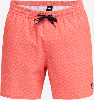 QUIKSILVER Badeshorts 'Stretch Printed Volley 16' in Orange: Vorderseite