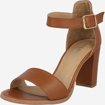 PAVEMENT Strap Sandals 'Silke' in Brown: front