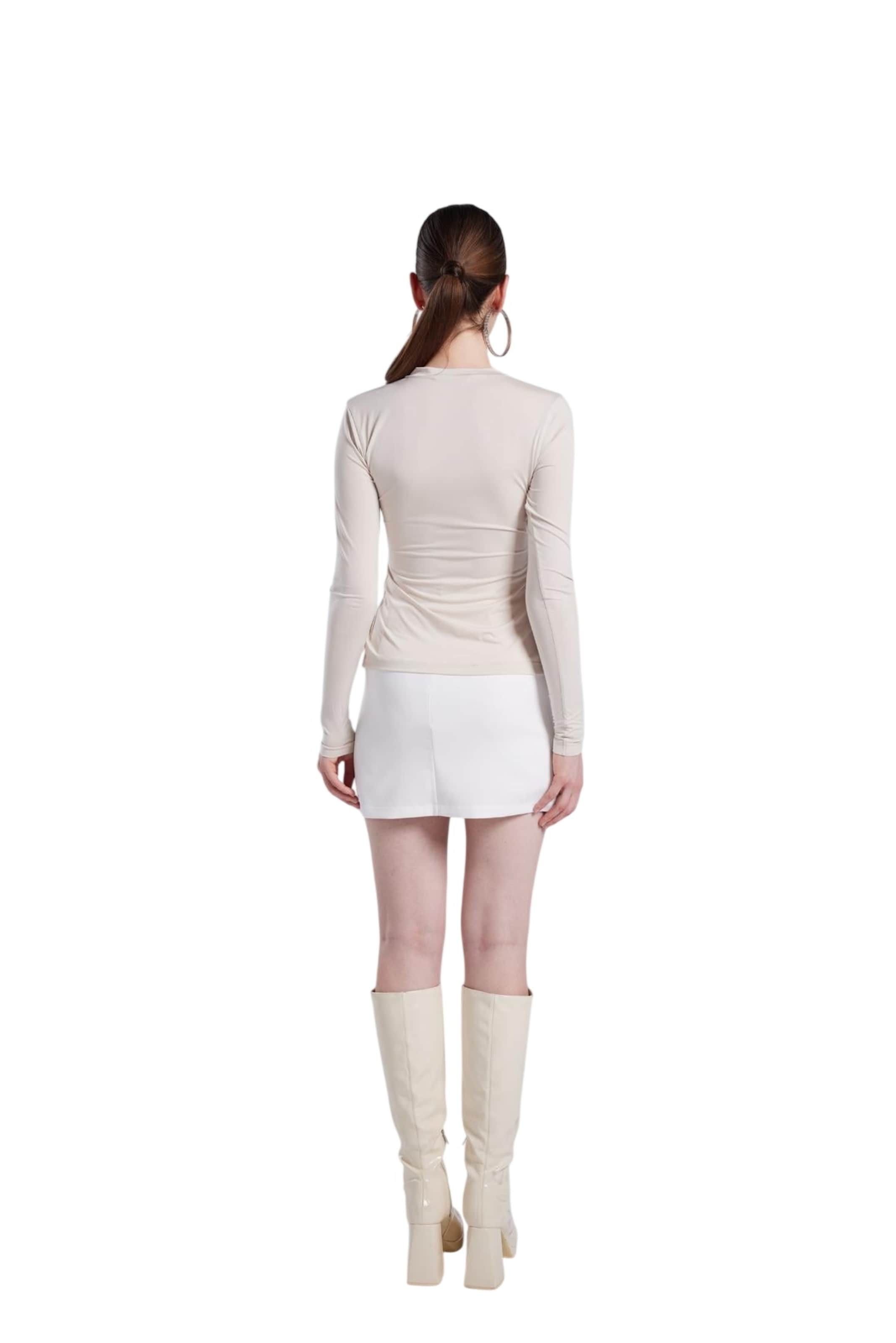 HOLLY LOLLY Blouse in Beige