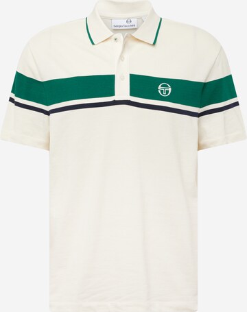 Sergio Tacchini Μπλουζάκι 'DAMARINDO' σε λευκό: μπροστά