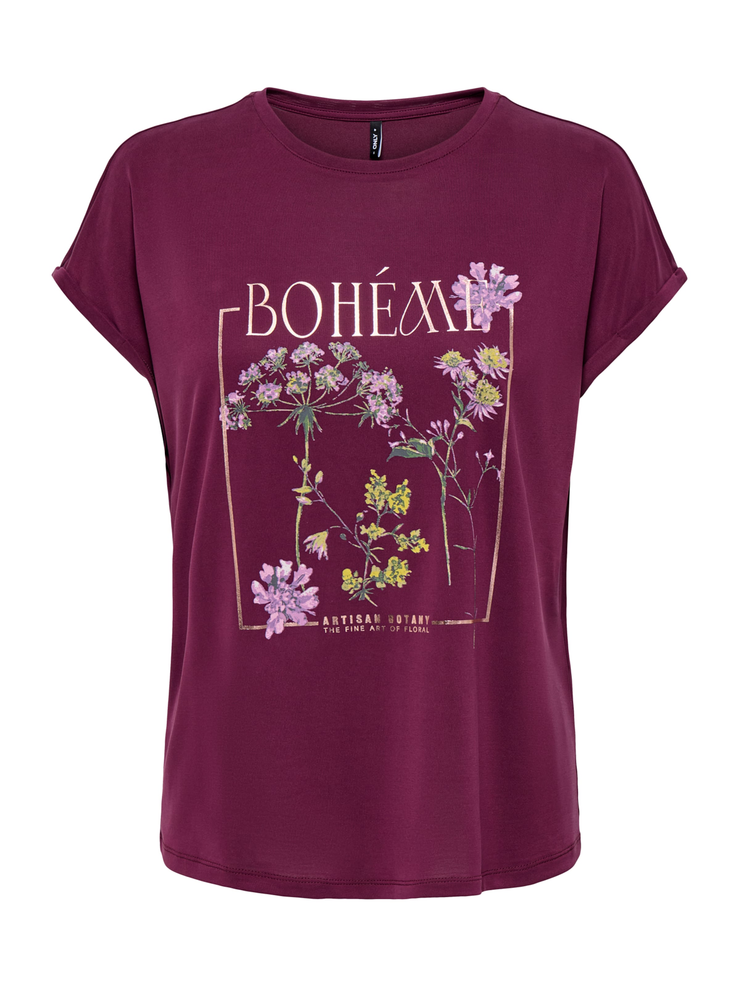 T-shirt 'ONLFREE' ONLY en violet : devant