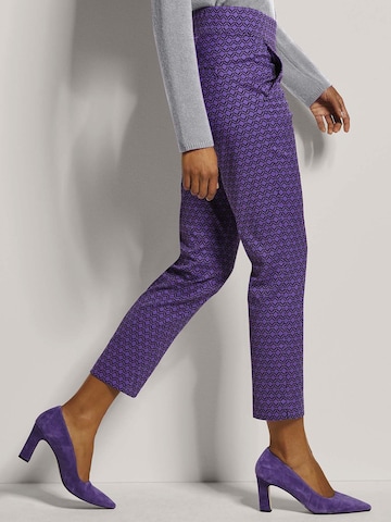 Coupe slim Pantalon MADELEINE en violet
