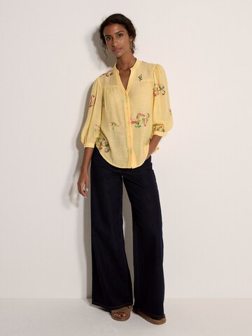 Chemisier ' ' Apricot en jaune