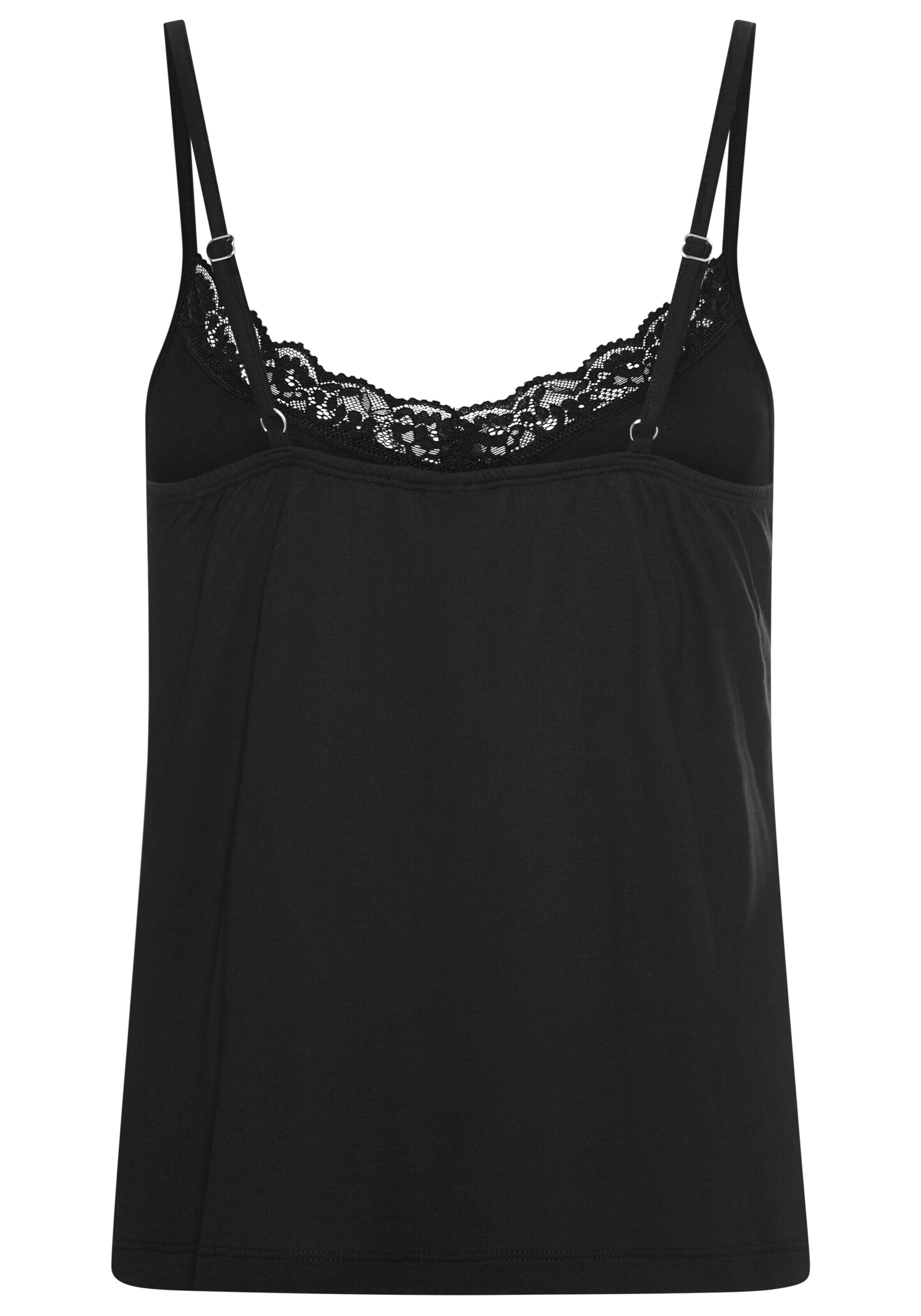 LASCANA - Camisa de pijama em preto