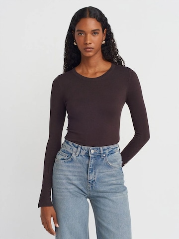 Pull-over 'Pullover' Dilvin en marron : devant