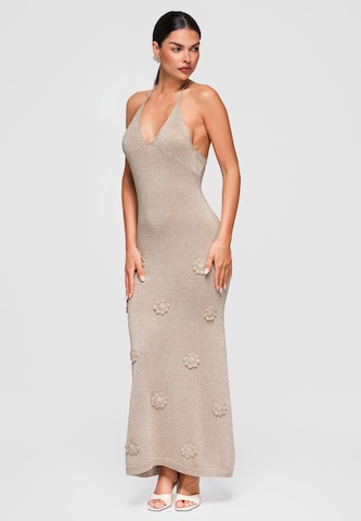 Ombre Avondjurk in Beige