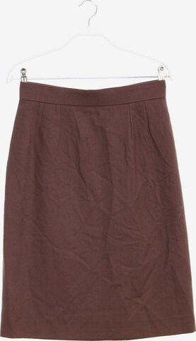 CHRISTIAN DIOR Skirt in S in Brown: front