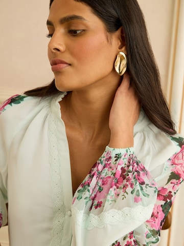 love & roses Bluse in Grün