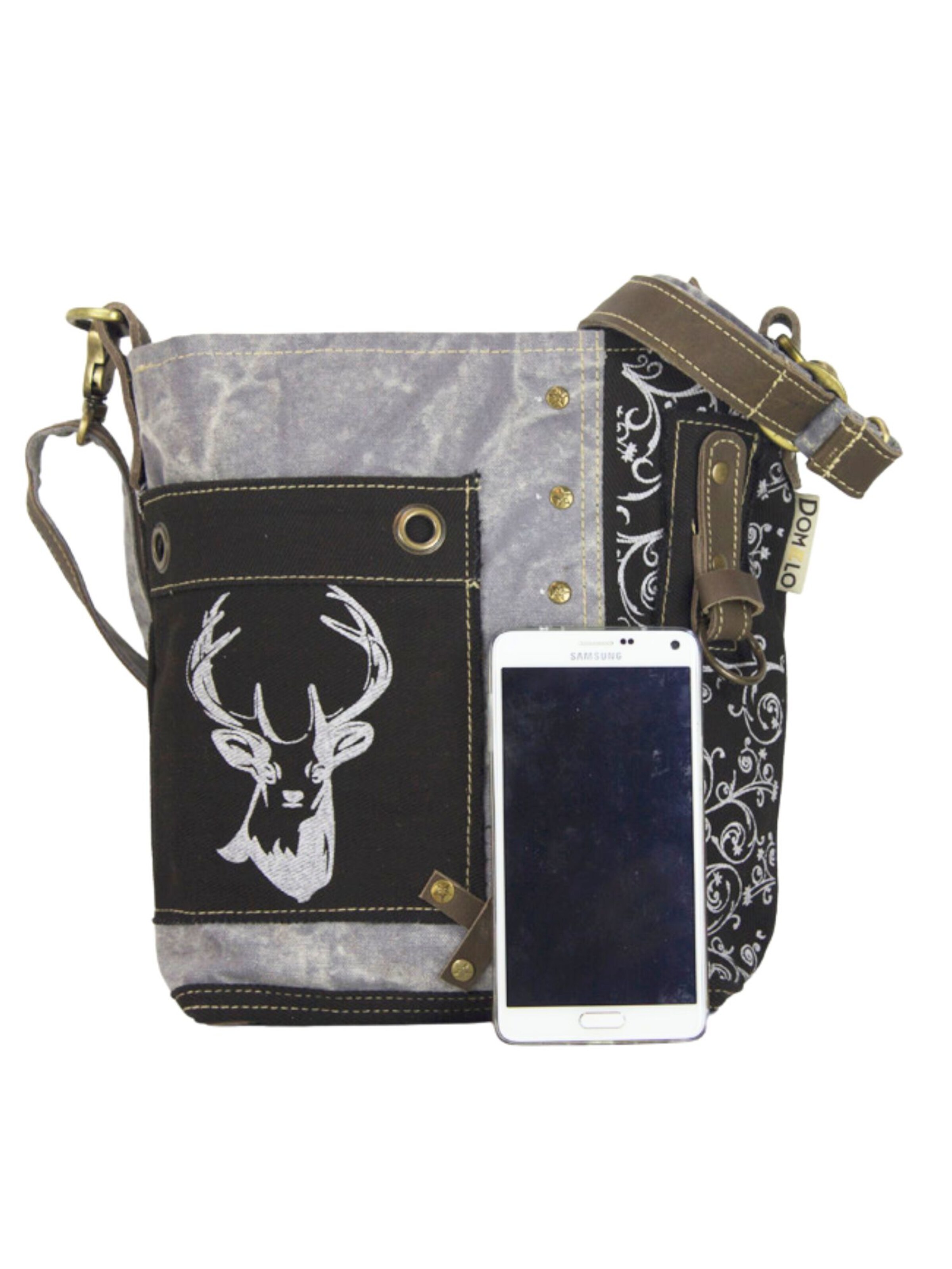 DOMELO Crossbody Bag 'Domelo' in Black