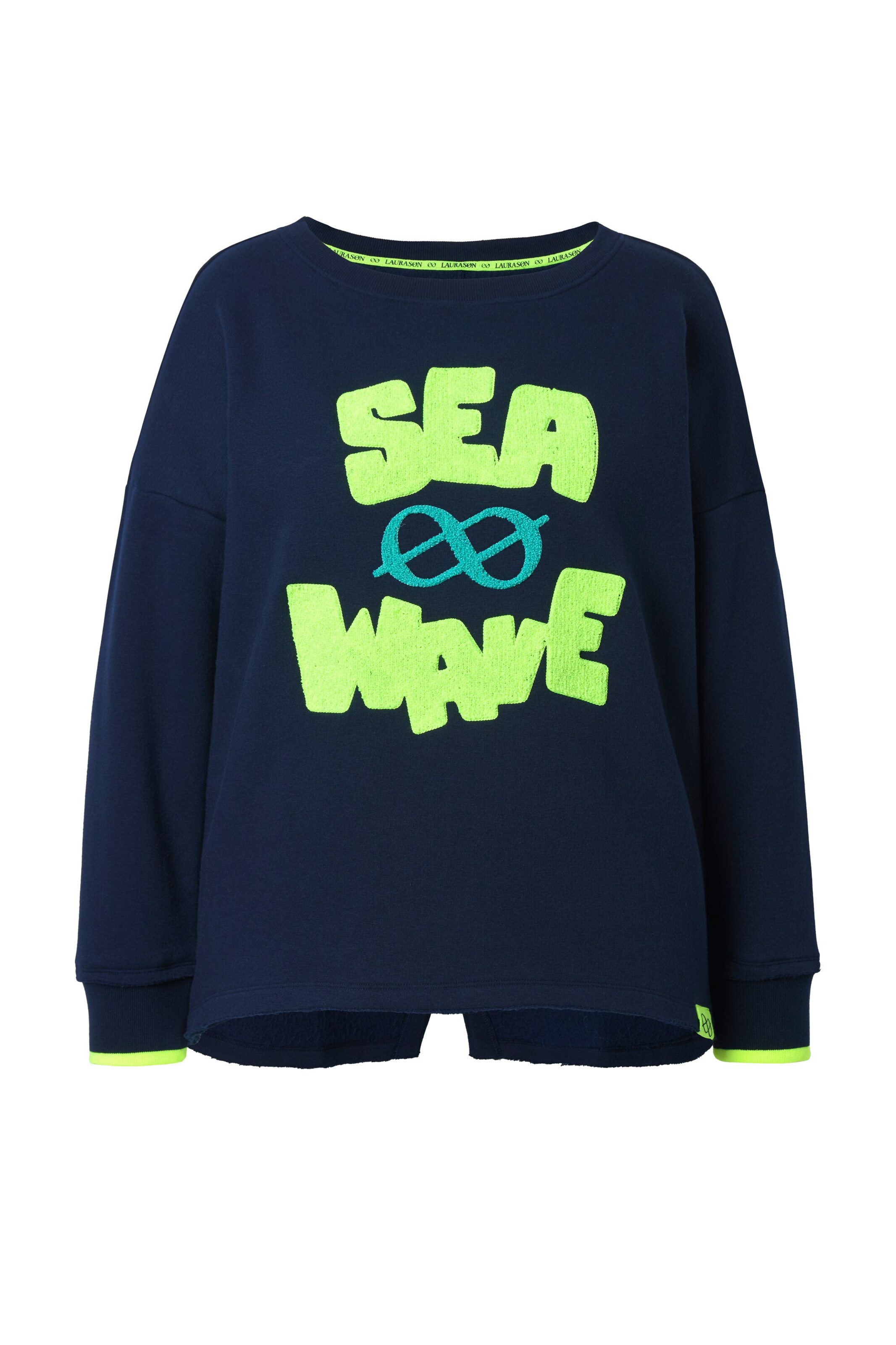 LAURASØN Sweatshirt in Blau: Vorderseite