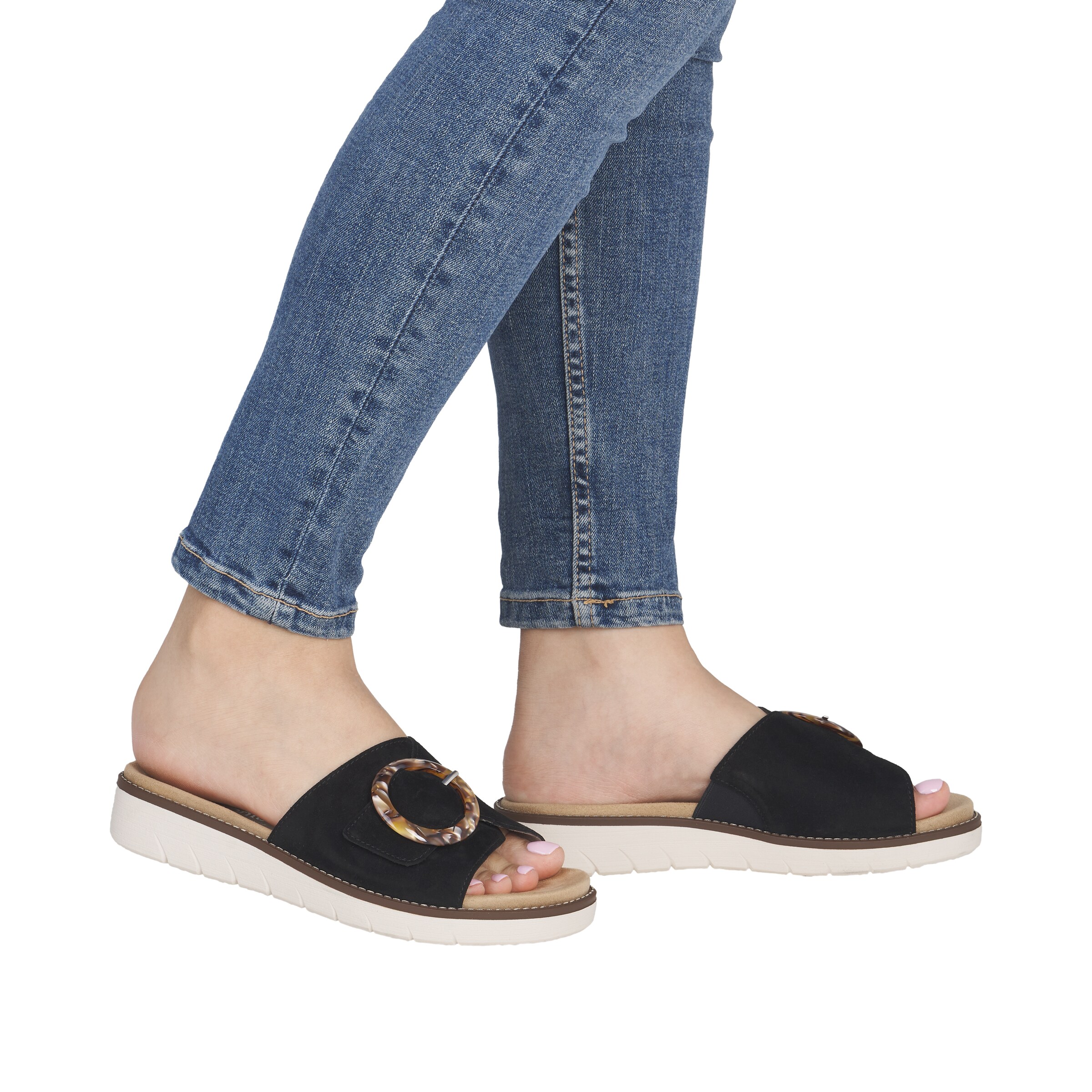 Mule 'D2042' REMONTE en noir