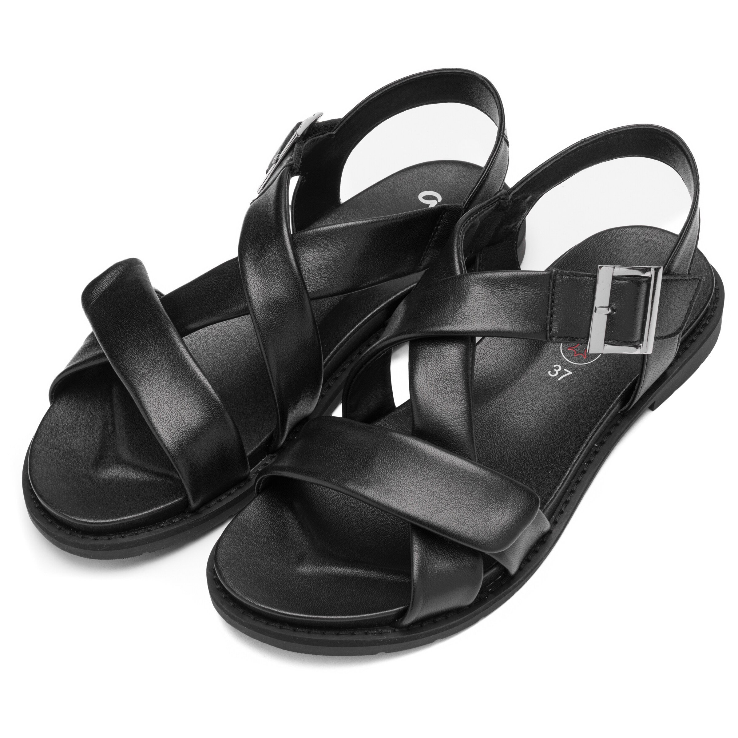 ARA Strap Sandals in Black