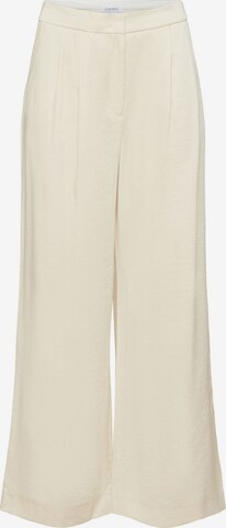 ESPRIT Wide leg Pants in Beige: front