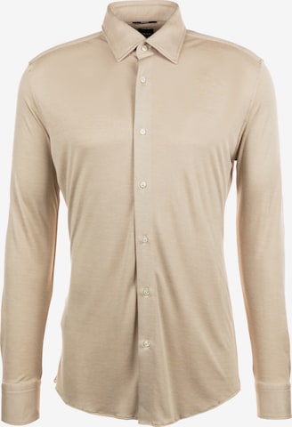BOSS Hemd in Beige: Vorderseite