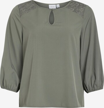 VILA Blouse 'Louis' in Groen: voorkant