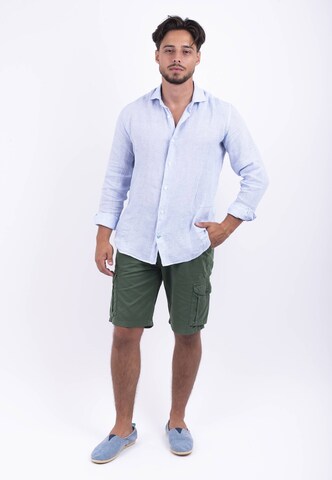 Panareha Regular fit Button Up Shirt 'KRABI' in Blue