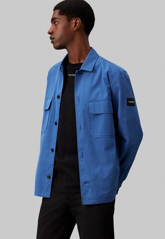 Calvin Klein Tussenjas in Blauw: voorkant