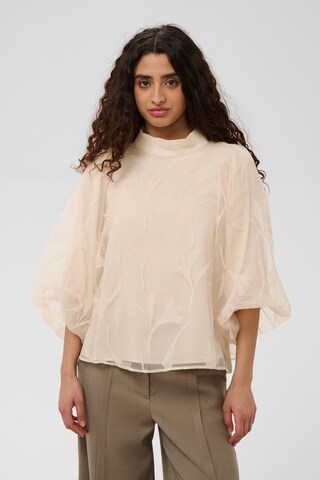 Chemisier 'SLPhilomena' SOAKED IN LUXURY en blanc : devant