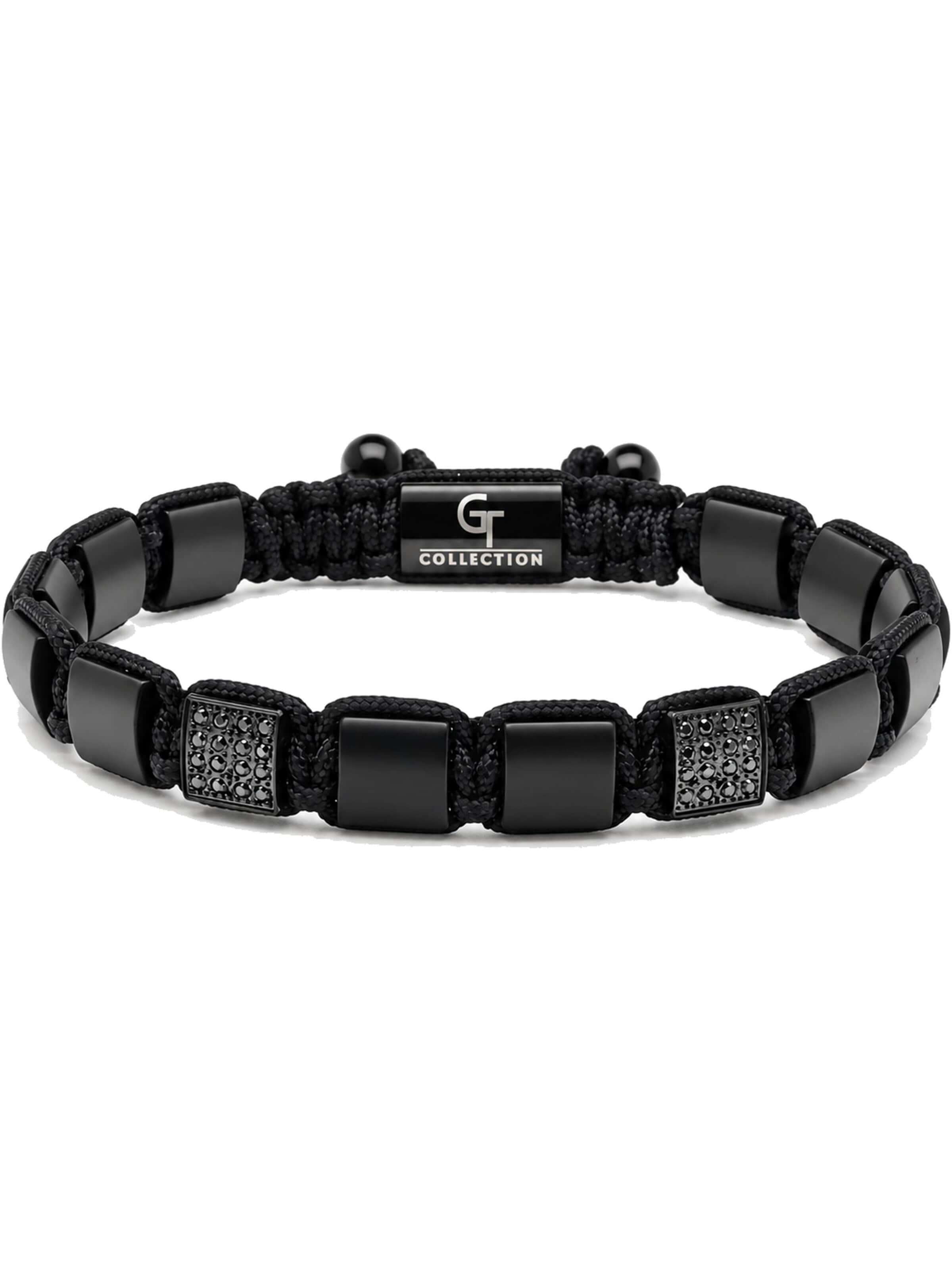 juoda GT Collection Apyrankė 'Flat-Bead': priekis
