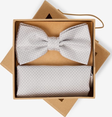 Nœud papillon Finshley & Harding London en gris : devant