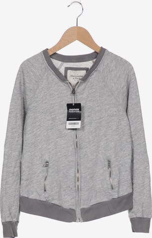 Abercrombie & Fitch Sweatshirt & Zip-Up Hoodie in S in Grey: front