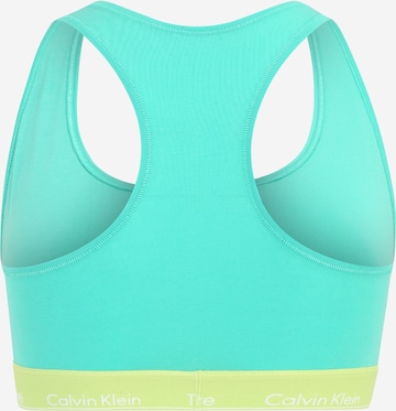 Bustieră Sutien de la Calvin Klein Underwear Plus pe verde