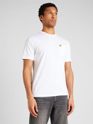 Lyle & Scott T-shirt i vit: framsida