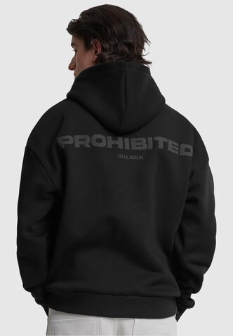 Sweat-shirt Prohibited en noir