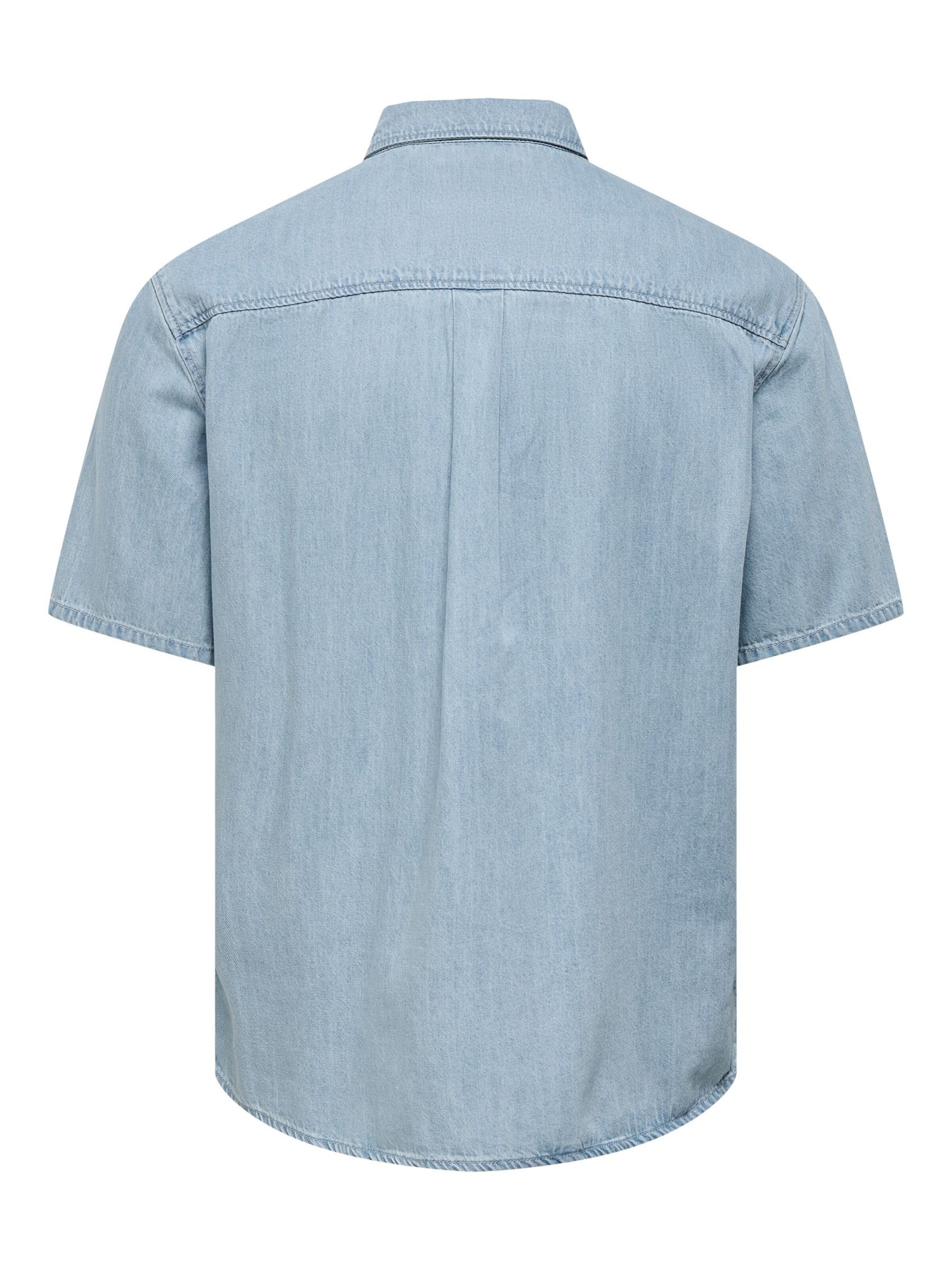 Only & Sons Regular Fit Hemd 'ONSOrson' in Blau