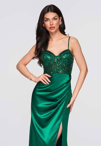 Ombre Evening dress in Green