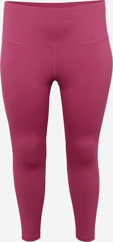 Nike Sportswear Скинни Спортивные штаны в Ярко-розовый: спереди
