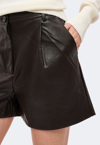 ABOUT YOU Wide Leg Shorts 'Cassia' in Braun