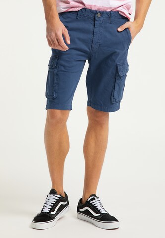 Regular Pantalon cargo MO en bleu : devant