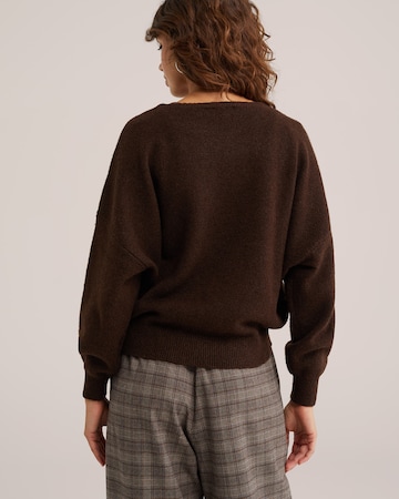 WE Fashion Kampsun, värv pruun