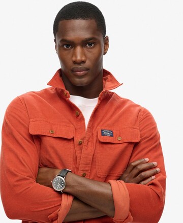 Coupe regular Chemise 'Trailsman' Superdry en orange