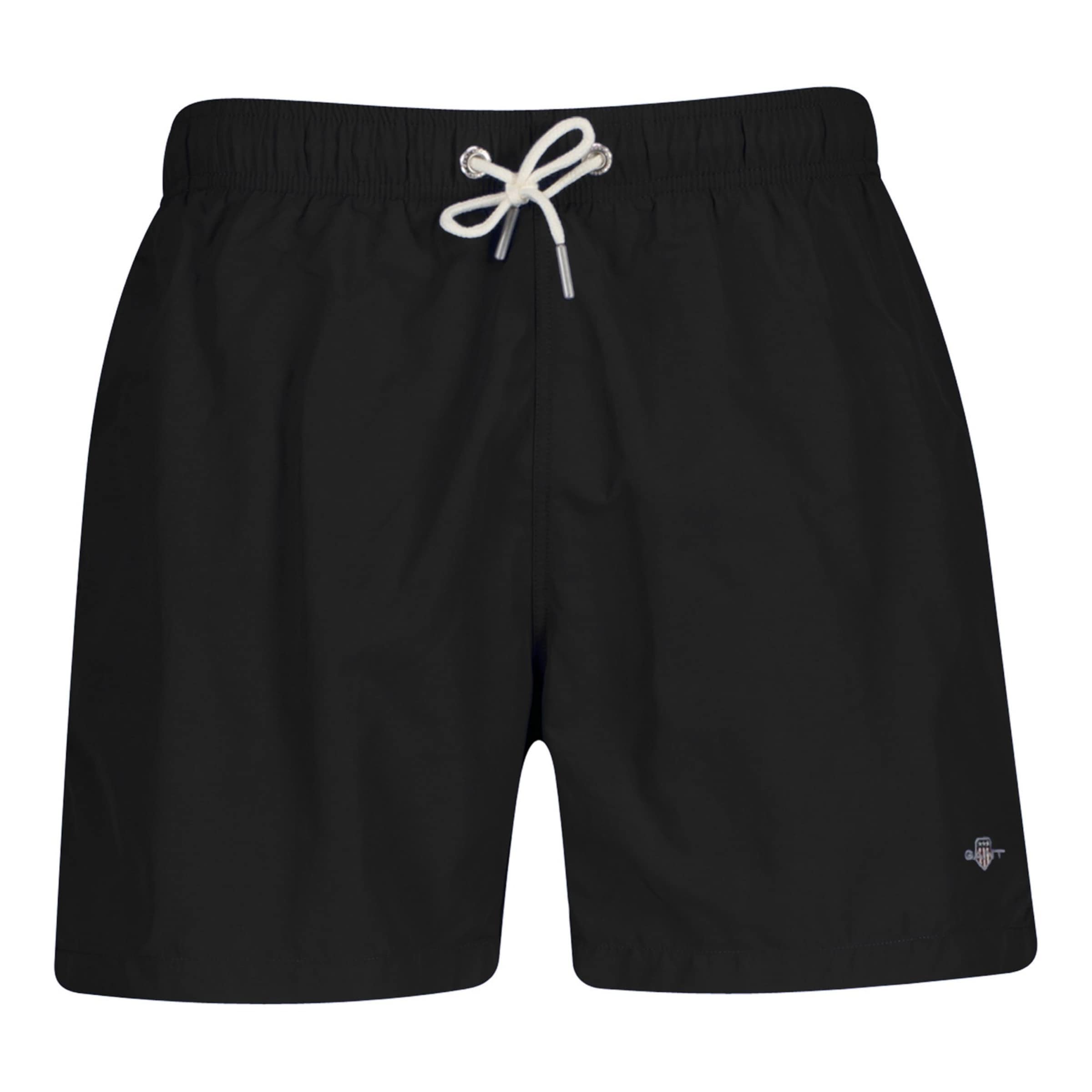 Shorts de bain GANT en noir : devant