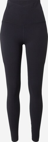 NIKE Skinny Workout Pants 'ZENVY' in Black: front