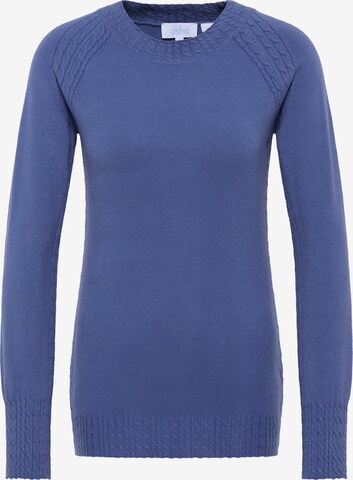 usha BLUE LABEL Sweater in Blue: front