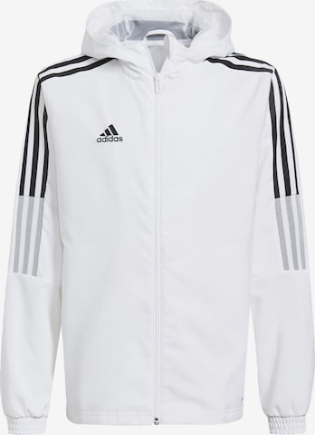 ADIDAS PERFORMANCE Sportjacke 'Tiro 21' in Weiß: predná strana