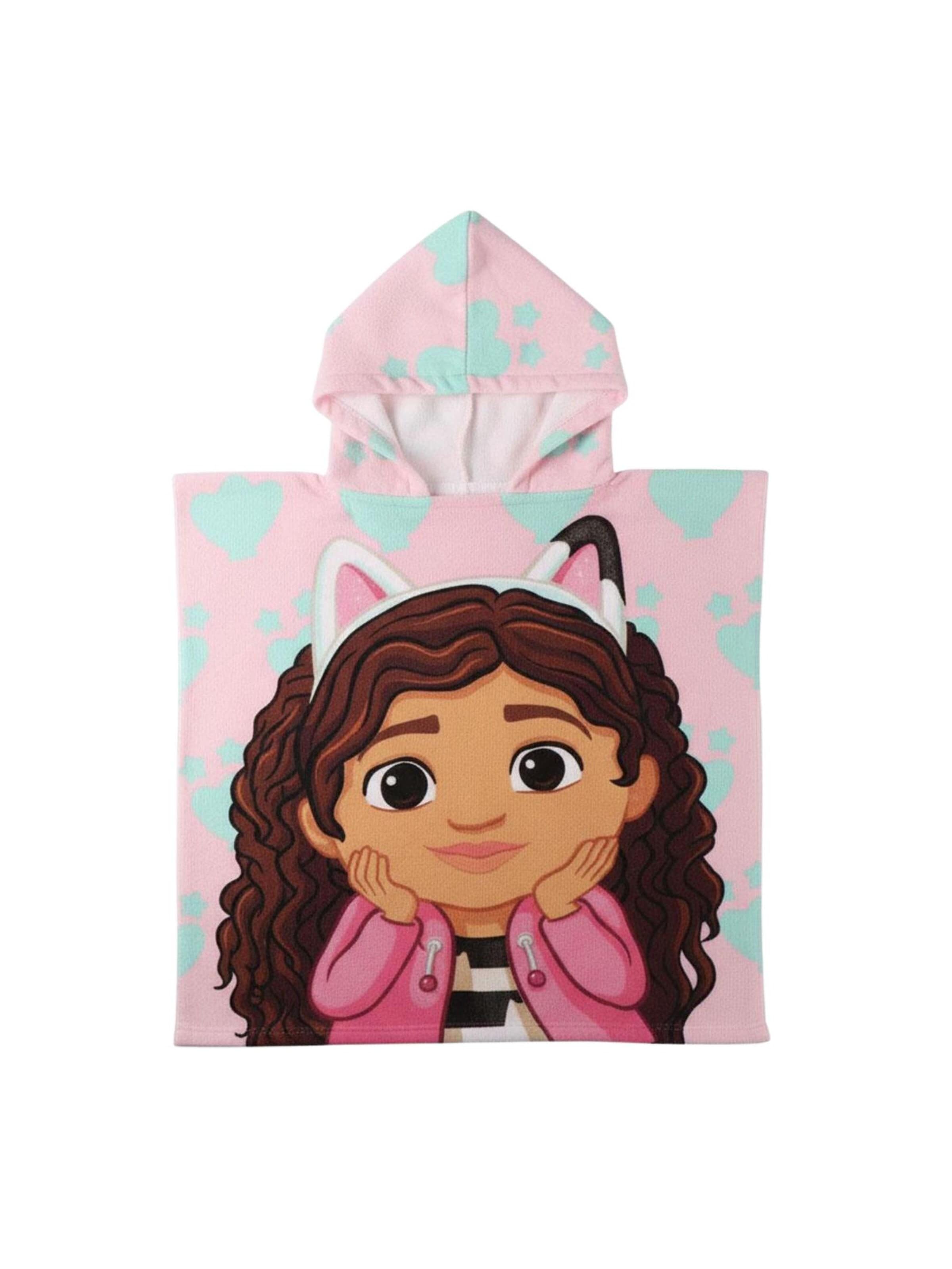 Peignoir 'Gabby’s Dollhouse Polyester-Poncho' DISNEY en mélange de couleurs : devant