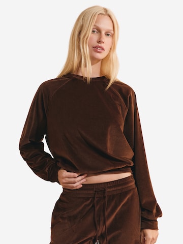 Camicia da notte 'Bayron' di ETAM in marrone: frontale