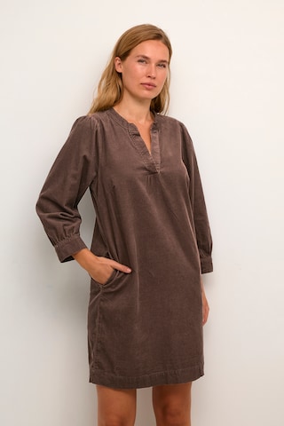 Robe 'Alina' Kaffe en marron : devant