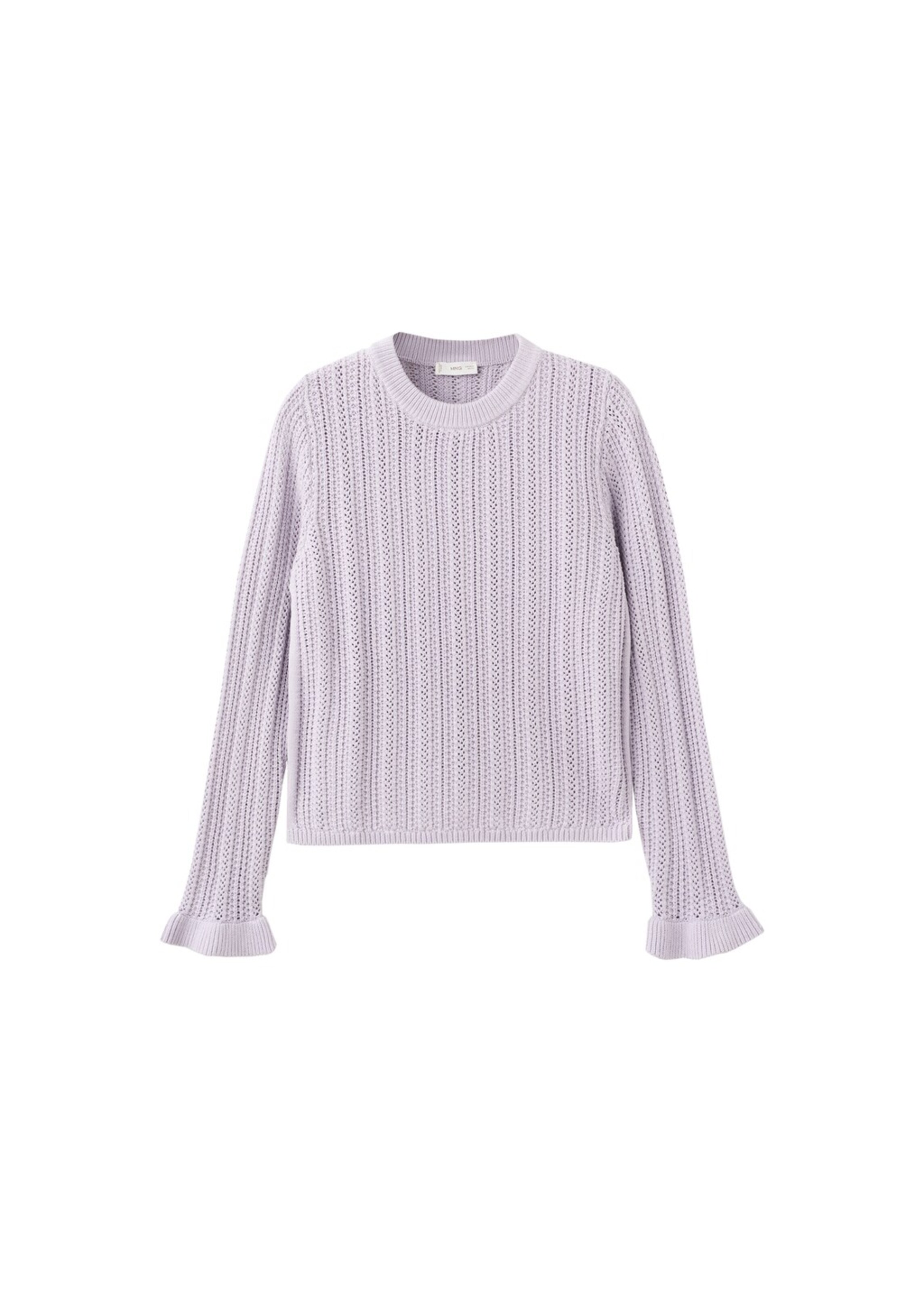 MANGO TEEN Sweater 'Lucky' in Purple: front