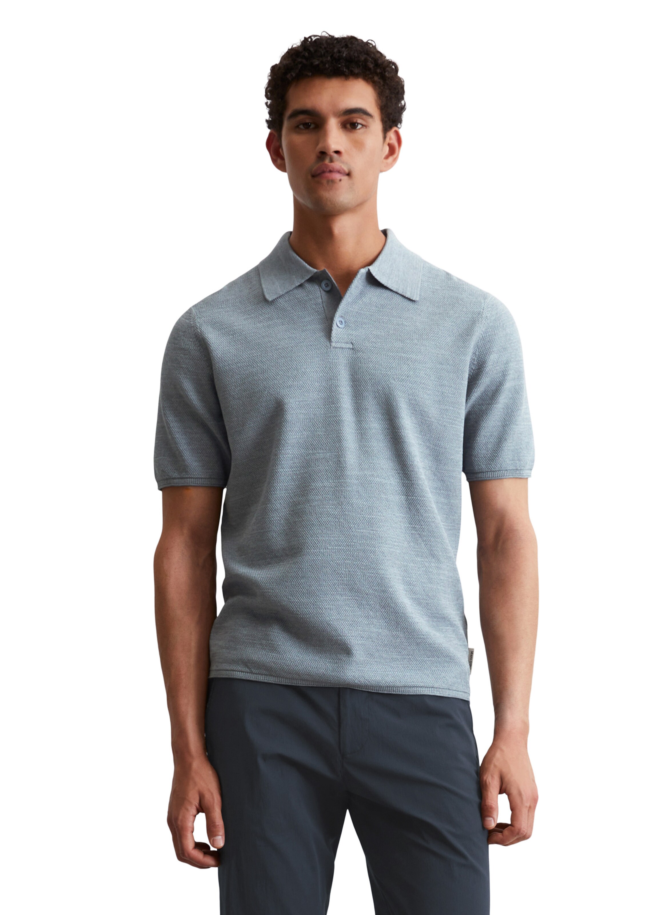 T-Shirt Marc O'Polo en bleu : devant