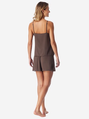Pyjama ' Modern Lace ' SCHIESSER en marron