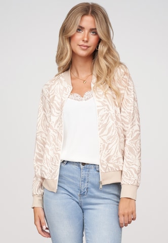 Cloud5ive Between-Season Jacket in Beige: front