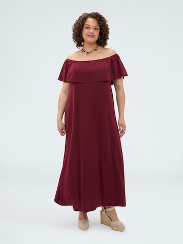 Abito di Fiorella Rubino in rosso