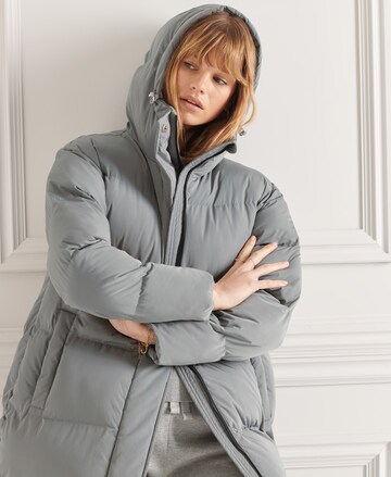 Superdry Winter Coat 'Duvet' in Grey